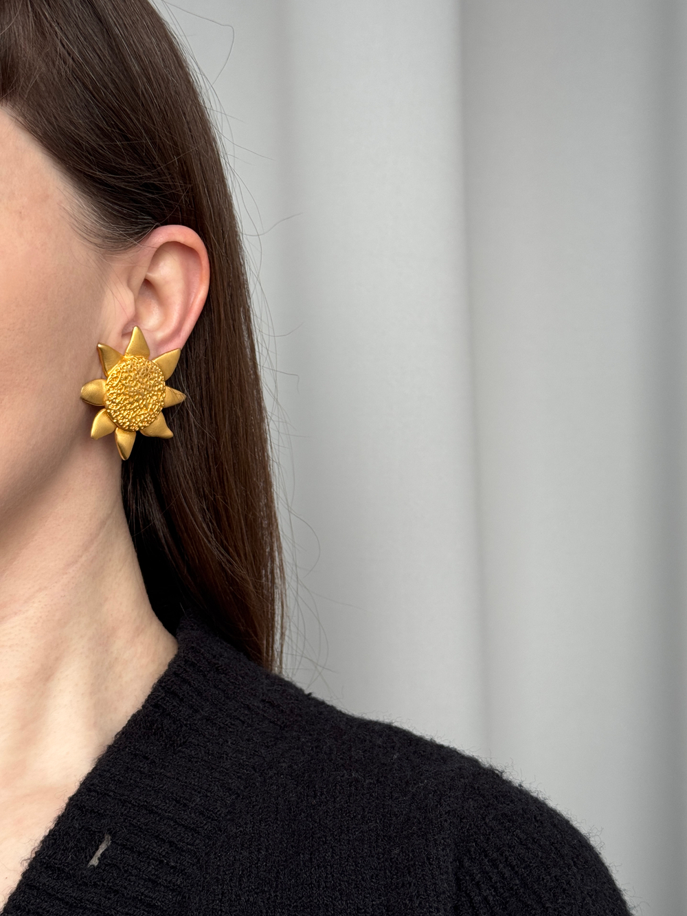 Клипсы Подсолнухи