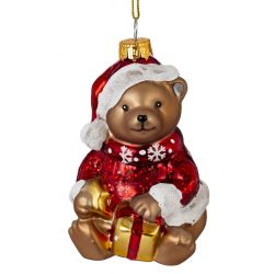 GAEM Украшение новогоднее "Медвежонок", L6,5 W7 H11 см, 2в.