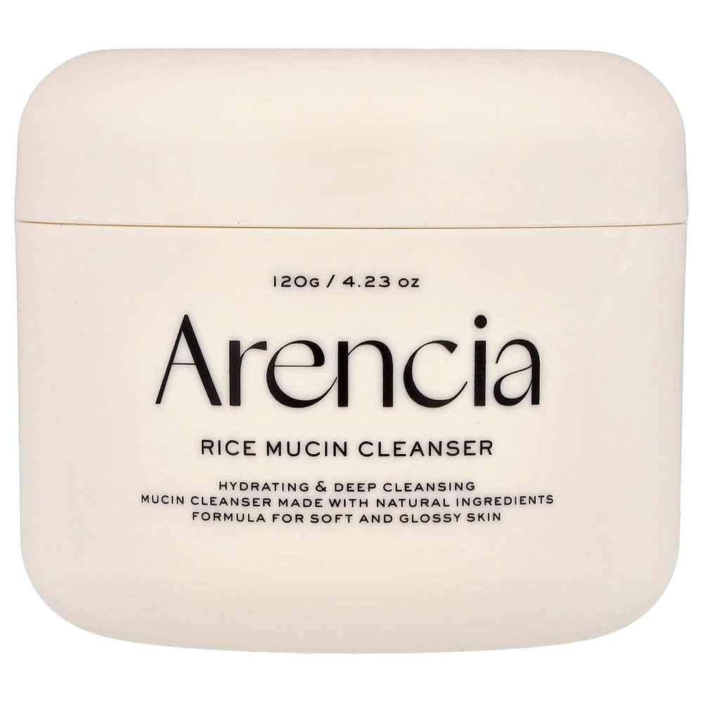 Arencia, Очищающее средство с рисовым муцином, 120 г (4,23 унции)