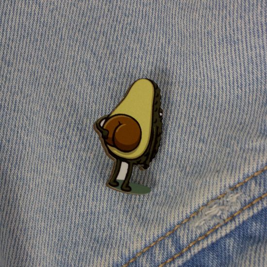 Деревянный значок. Попакадо