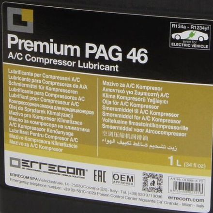 Цена на Errecom (PAG-46) Масло синтетическое 1л OL6001.K.P2