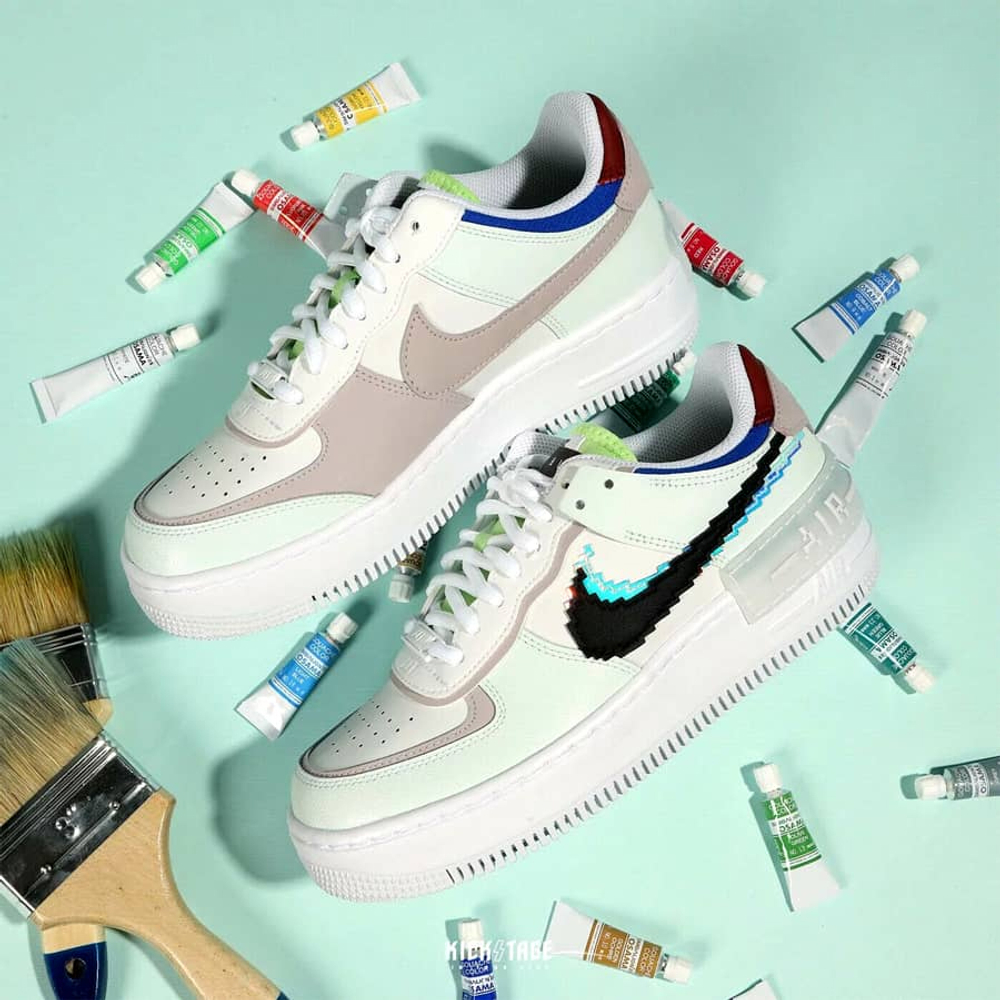 Кроссовки Nike Air Force 1 Low Shadow 8 Pixel, бел.