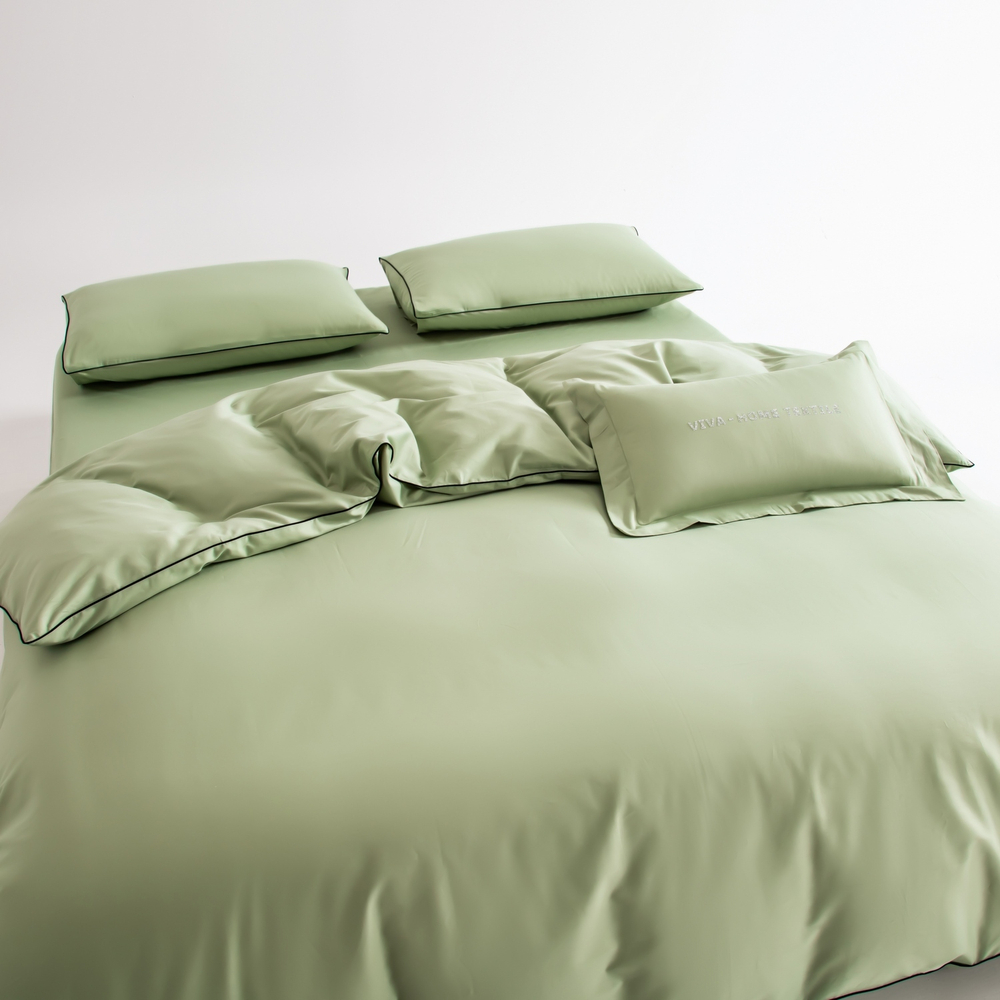 Комплект постельного белья Однотонный Сатин Элитный OCE012