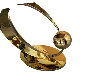 Стол-консоль Ist Casa Дрим, 120х40х78 см, белый нефрит, золотой