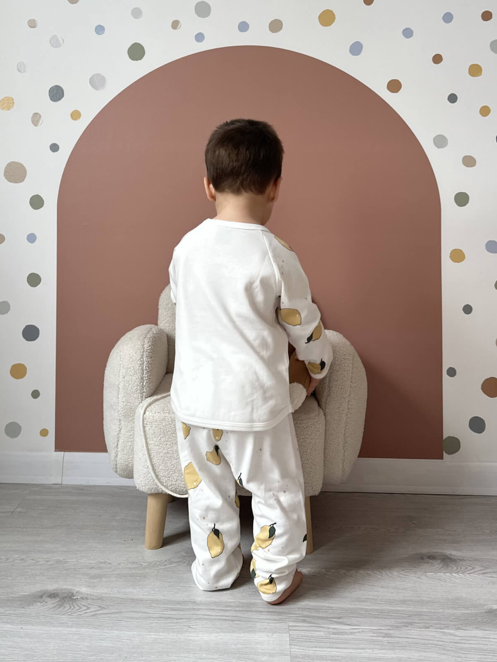 Пижама с рукавом реглан Mjölk Лимоны