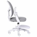 Кресло детское с подставкой для ног BRABIX "Toy MG-205", сетка/ткань TW, серое, 533153