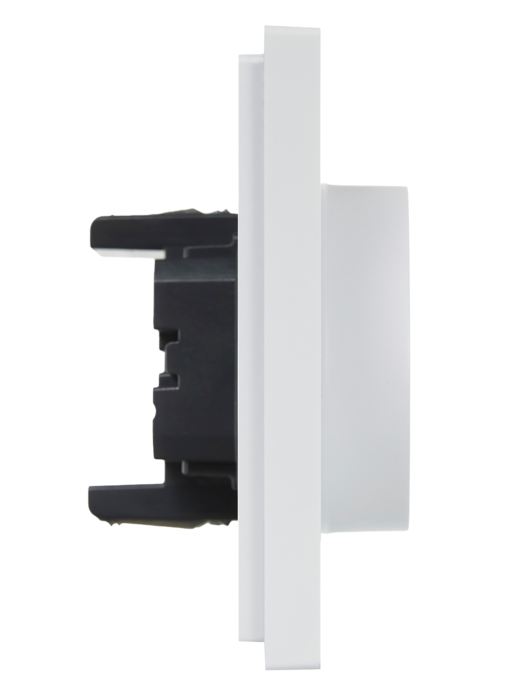 FORTE&PIANO Розетка 2-местная с заземлением без защитных шторок безвинтовое крепление 16А FP224 белый IEK