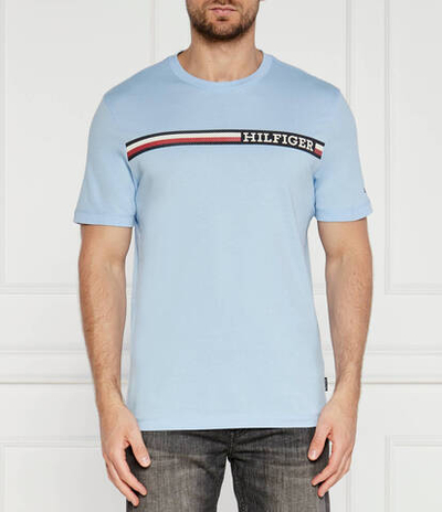 Футболка Tommy Hilfiger - голубой(MW0MW36739)