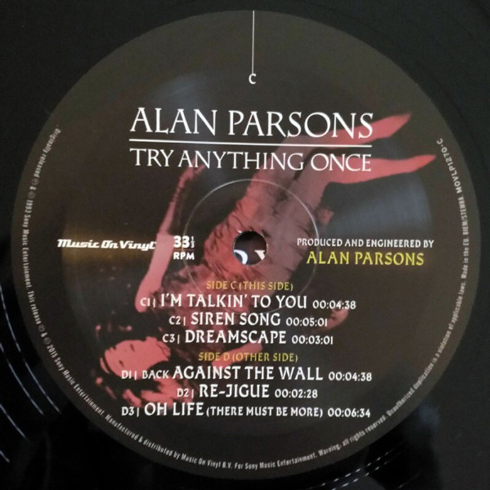 Alan Parsons / Try Anything Once (2LP)