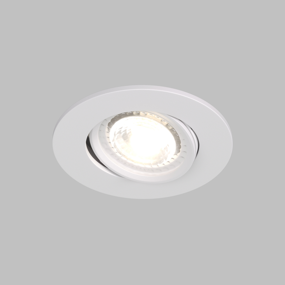 DK3020-WH Встраиваемый светильник, IP 20, 10 Вт, GU5.3, LED, белый, пластик