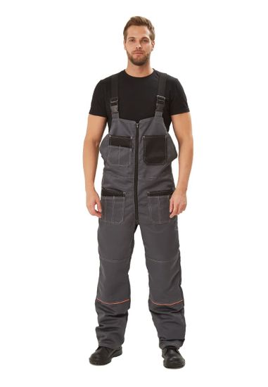 Костюм "Рольф" полукомбинезон (т.серый/черный)