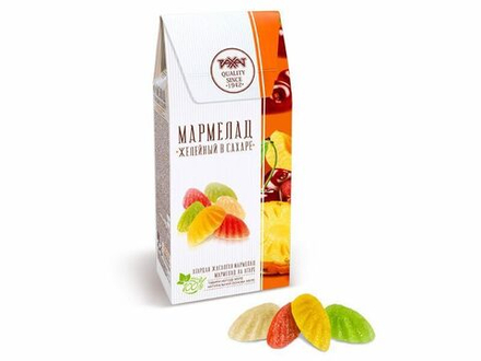 Мармелад желейный в сахаре х/к 250 гр  (Ш)