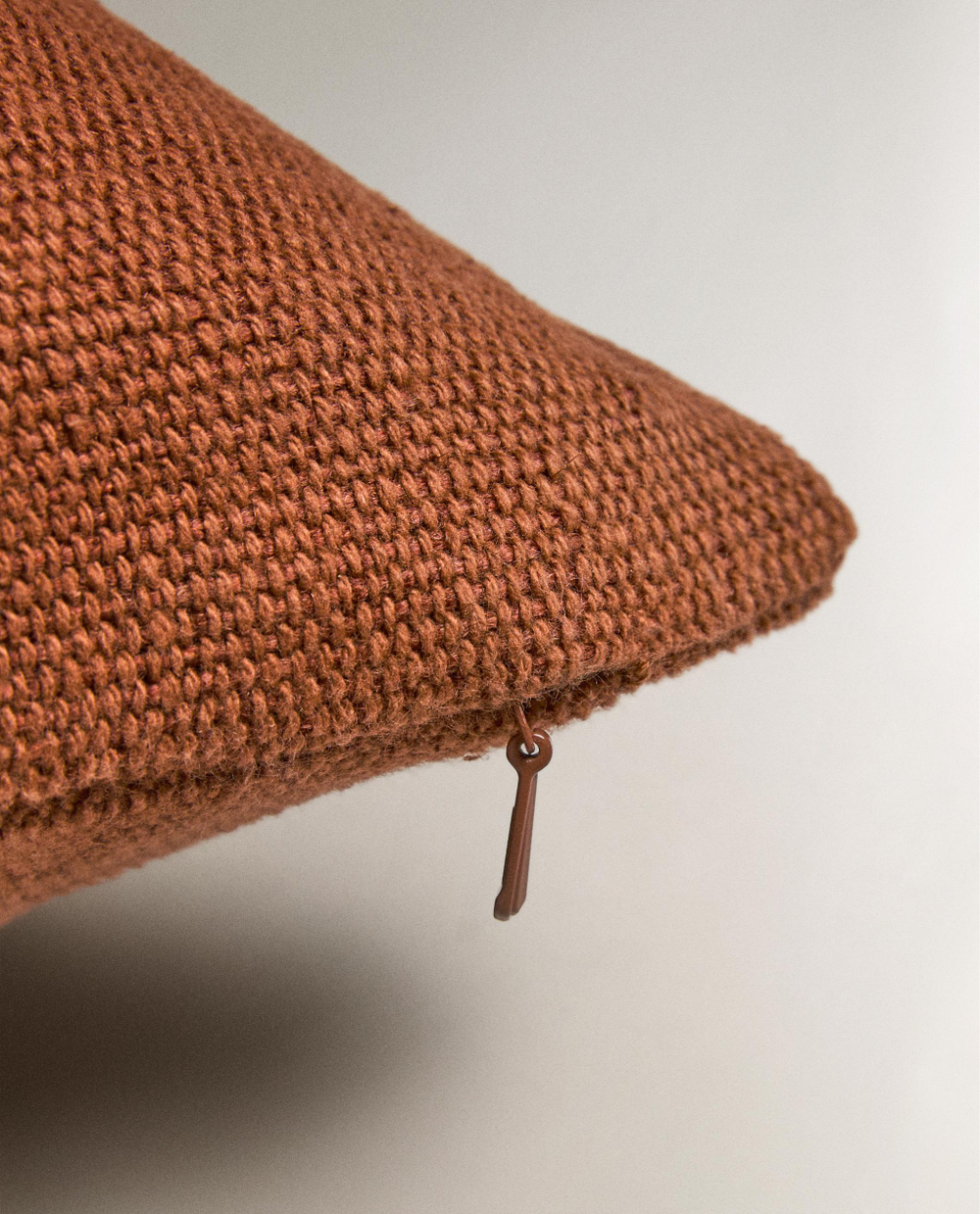 Zara Home наволочка декоративная из хлопка, экрю, 45x45 см