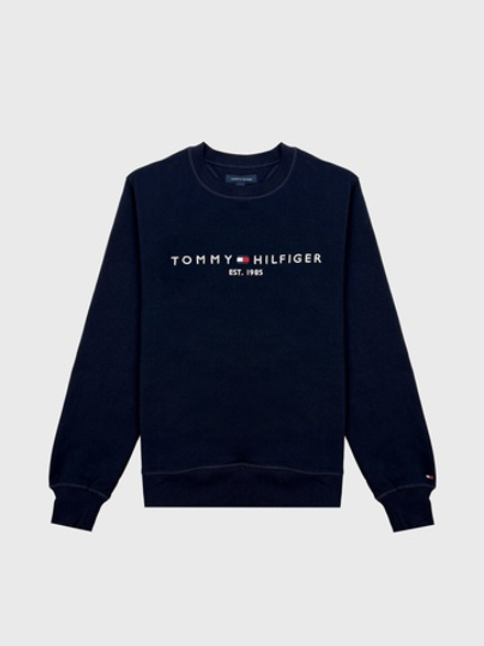 Свитшот Tommy Hilfiger Embroidered Tommy Logo Navy