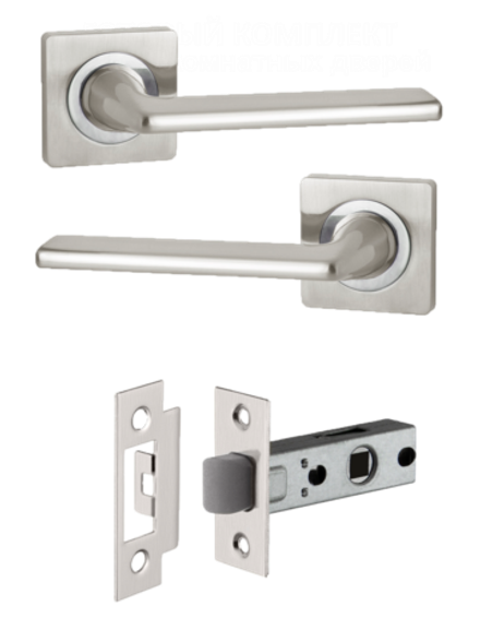 Ручка для межкомнатных дверей с защёлкой TREND