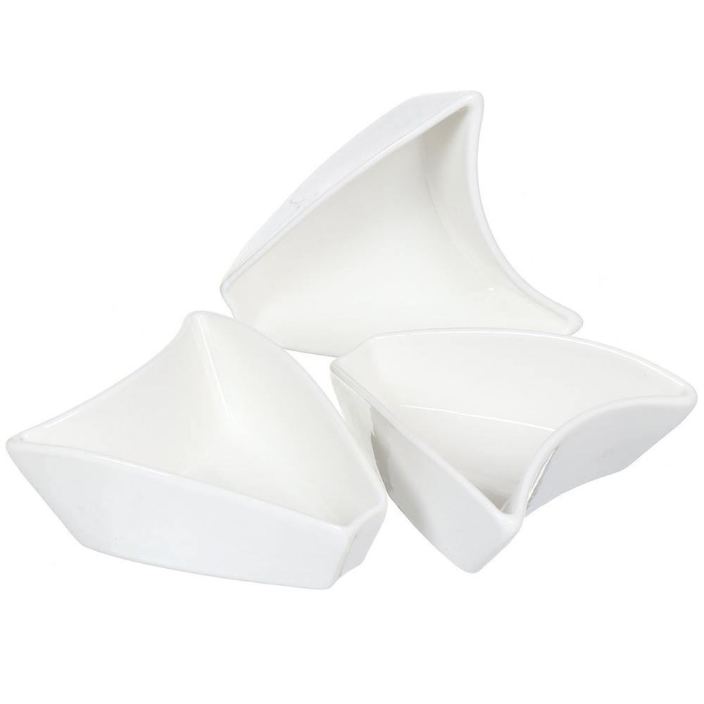 Менажница керам, 26х5 см, 6 секц, бамбуковая подст, Y4-3218