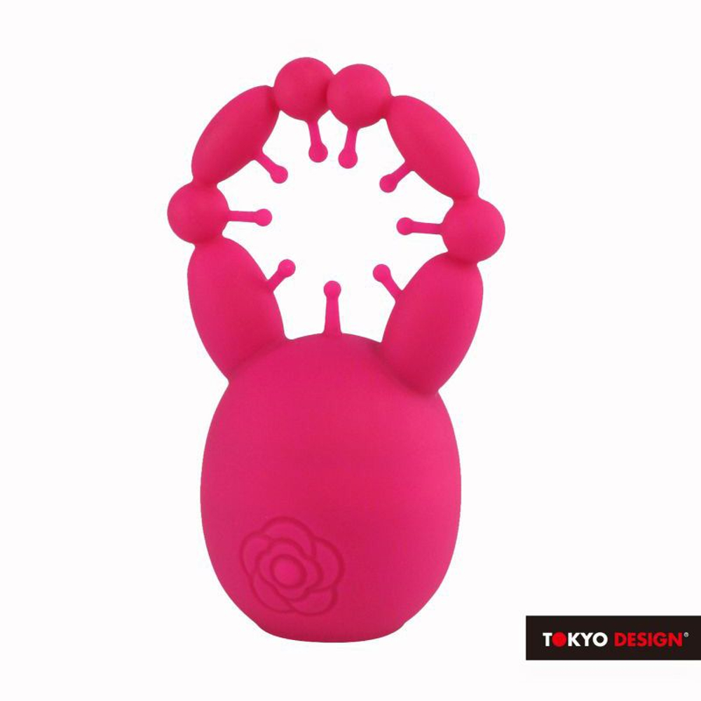 Мини-вибратор с усиками Maro Kawaii 4 (Цвет: ярко-розовый)