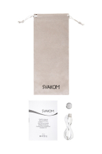 Анальная втулка Svakom Primo с подогревом черная 12 см