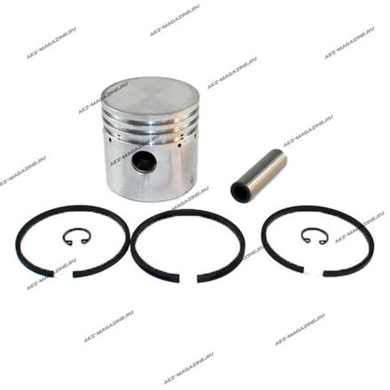 Поршень компрессора в сборе D-51мм, H-50мм (с поршневыми кольцами и пальцем d12,7, L-44)
