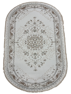 Ковер JASMINE 35760Z CREAM / CREAM Овал
