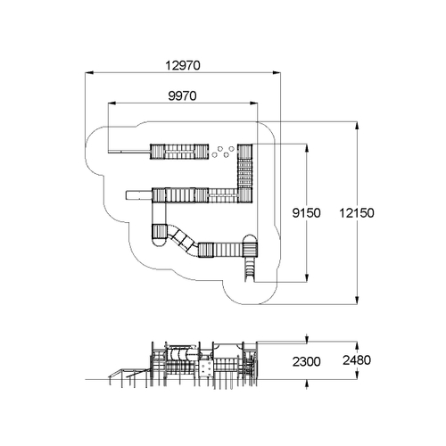 Детский спортивный комплекс «Полоса препятствий»