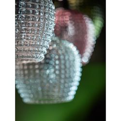 Светильник подвесной каскадный Aurora, 110х18 см, сливовый/зеленый/серый