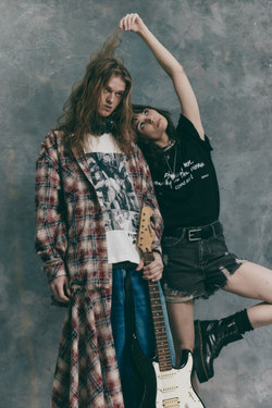 Рубашка Grunge, красная