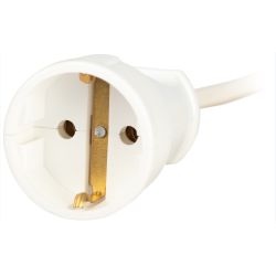 Удлинитель электрический ЭРА UX-1-5m без заземления 1 розетка 5м ПВС 2x0,75мм2 6А | Бытовые удлинители