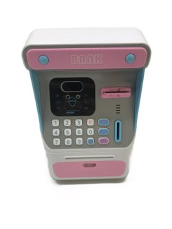 Игрушка Копилка Банк, цвет розовый (7010A)