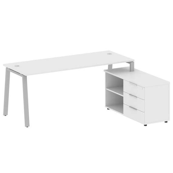 Метал Систем Рабочая станция с тумбой на А-образном м/к БА.РС-СТС-2.5 (R)