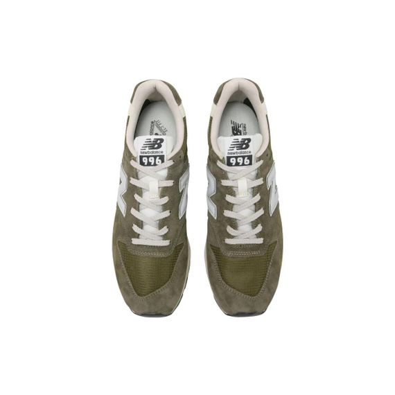 New Balance NB 996 Бежевые кроссовки Низки Темнозеленые Юнисекс