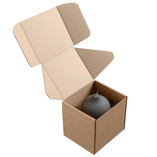 Свеча декоративная графитового цвета из коллекции edge, 10,5см