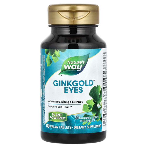 Nature's Way, Ginkgold® Eyes, 60 веганских таблеток