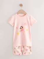 Пижама для девочки Next AF7-070, 3 шт., Бежевый, Розовый