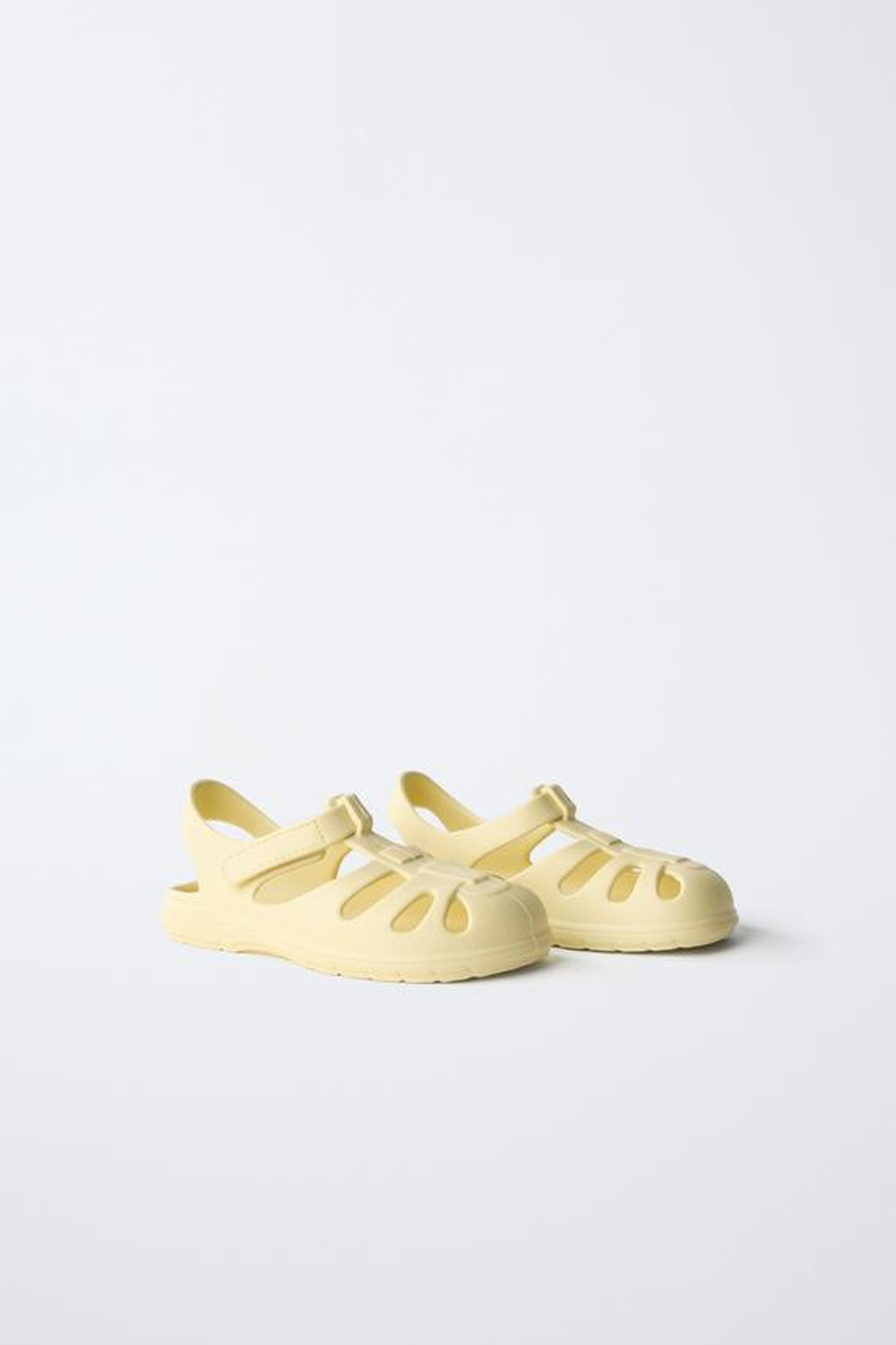 ZARA BAREFOOT САНДАЛИИ, ЖЕЛТЫЙ
