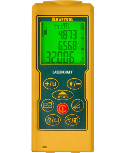KRAFTOOL Laser-Kraft, 5 см - 70 м, лазерный дальномер (34760)