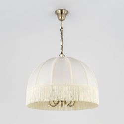 Citilux Базель CL407151 Люстра подвесная с бежевым абажуром