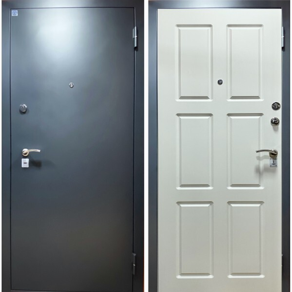 ДВЕРЬ ВХОДНАЯ АЛМАЗ ТУРМАЛИН ЦВЕТ СОФТ АЙС