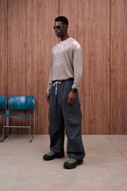 Брюки Nothomme Blue Outdoor Water-Repellent Adjustable Cargo Pants "Dark Grey"