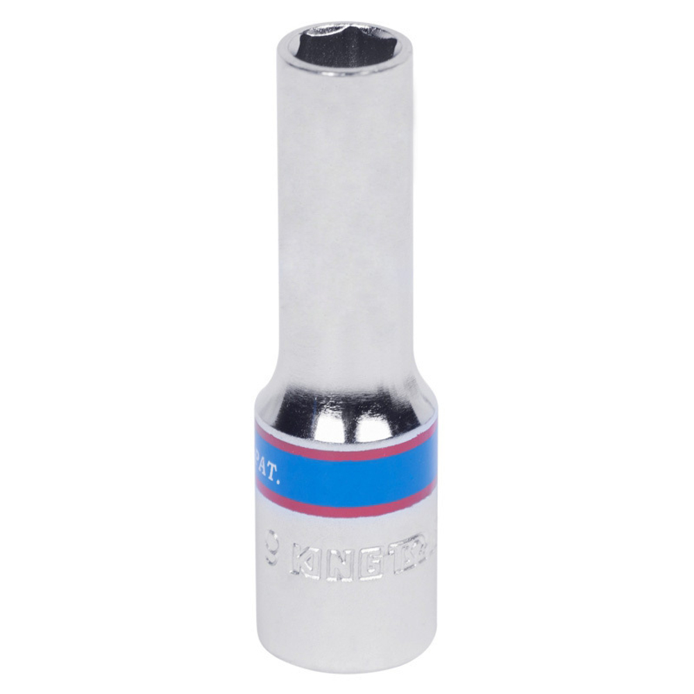KING TONY (323509M) Головка торцевая глубокая шестигранная 3/8", 9 мм
