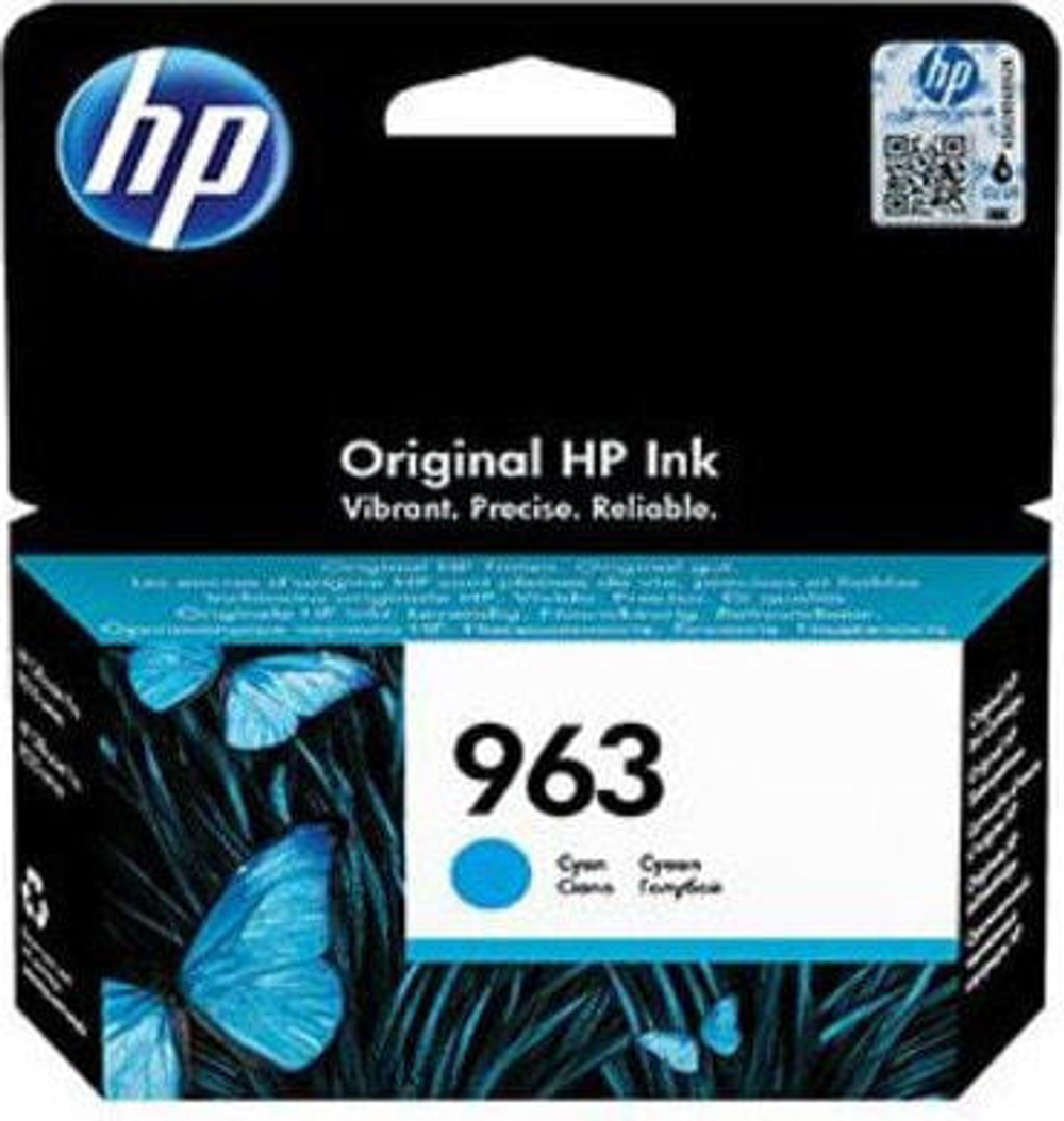 HP 963 струйный картридж 1 шт Подлинный Стандартная Голубой 3JA23AE#301