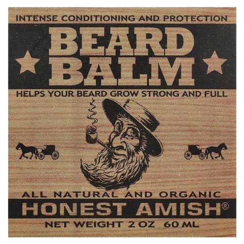 Honest Amish, Бальзам для бороды, 60 мл (2 унции)