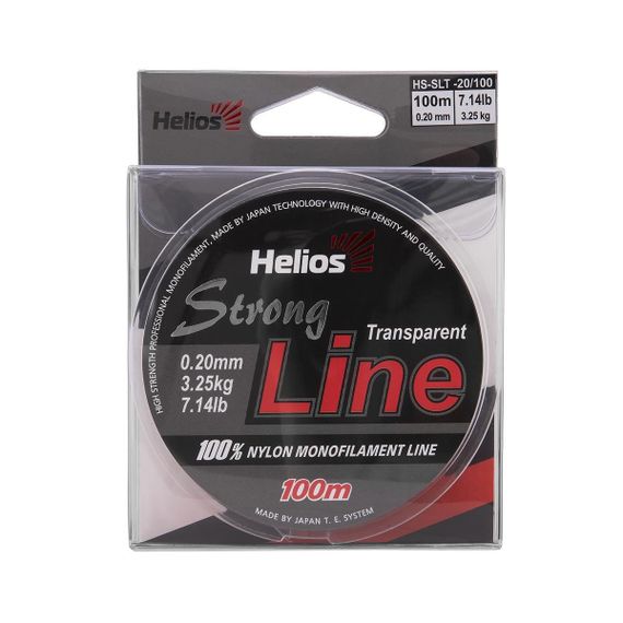 Леска Helios Strong Line Nylon Transparent 0,20mm/100 (HS-SLT-20/100)
