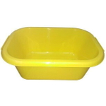 Таз прямоугольный 10л ПП желтый