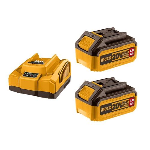 Набор аккумуляторов и зарядки Li-ion 4.0 Ач INGCO INDUSTRIAL FBCPK1424