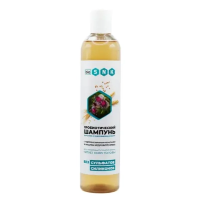 Пробиотический шампунь для сухих и поврежденных волос BIO SNK, 350мл