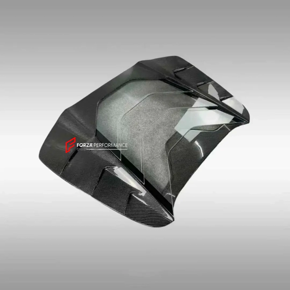 Прозрачная карбоновая крышка двигателя для Ferrari 488 GTS Pista 2015-2020 Феррари