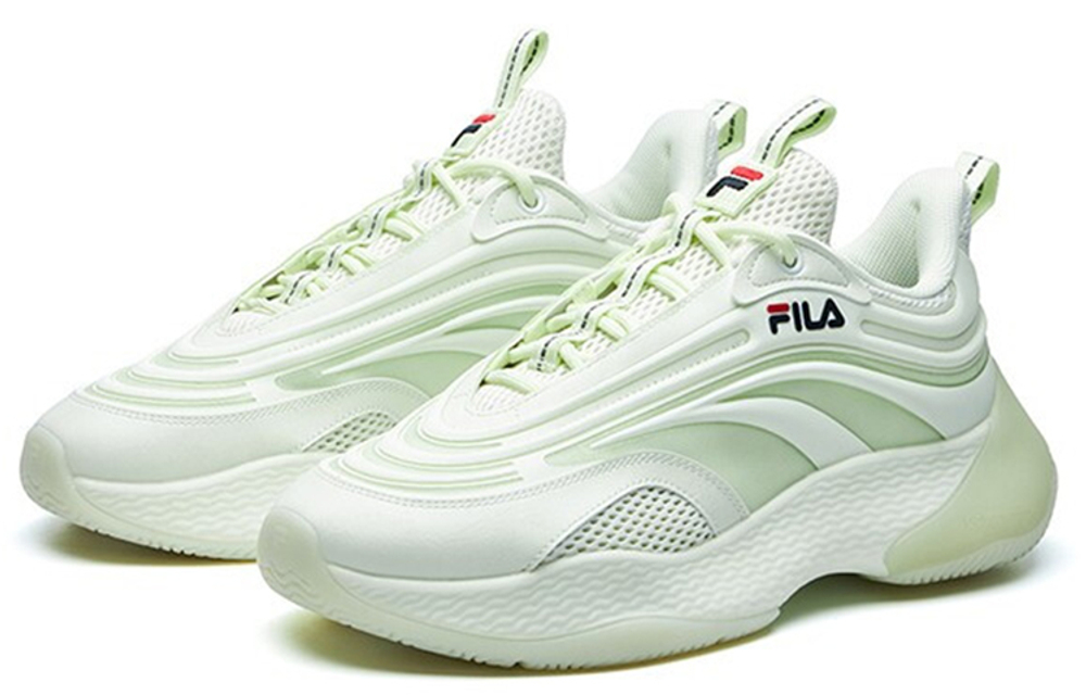 FILA FUSION Fila Ray 2 Low Top Clunky Shoes Yellow/Green