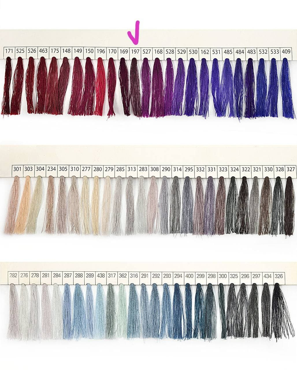 Нитки Dor Tak слива/крокус цв.197