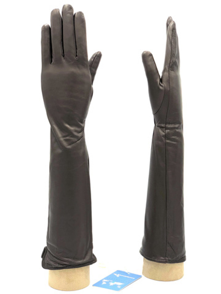 Перчатки длинные на шерстяной подкладке